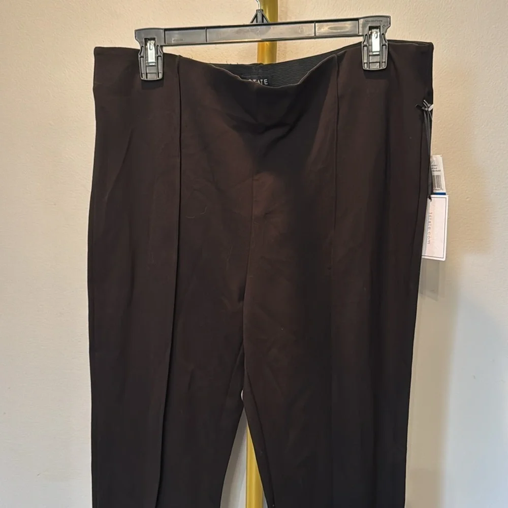 1 State black stirrup leggings NWT XL